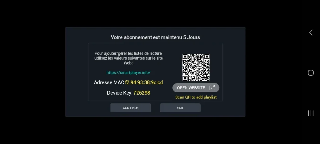 GSE IPTV Player information